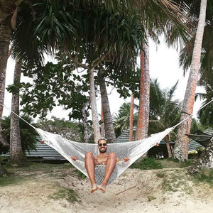 Traditional White Hammock - Made in Fiji