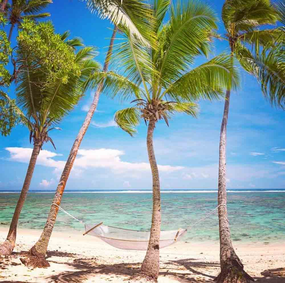Traditional White Hammock - Made in Fiji
