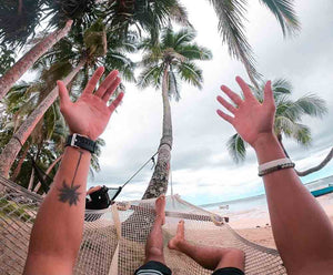 Traditional White Hammock - Made in Fiji