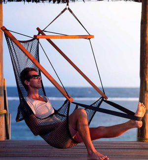 Maui Bay Jetty Fiji - Hammock Chair by Chair In The Air Fiji made on the Coral Coast