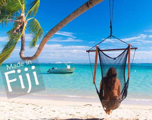 Hammock Chair on the beach in Fiji Coral Coast - Fiji Beachouse by Chair In The Air